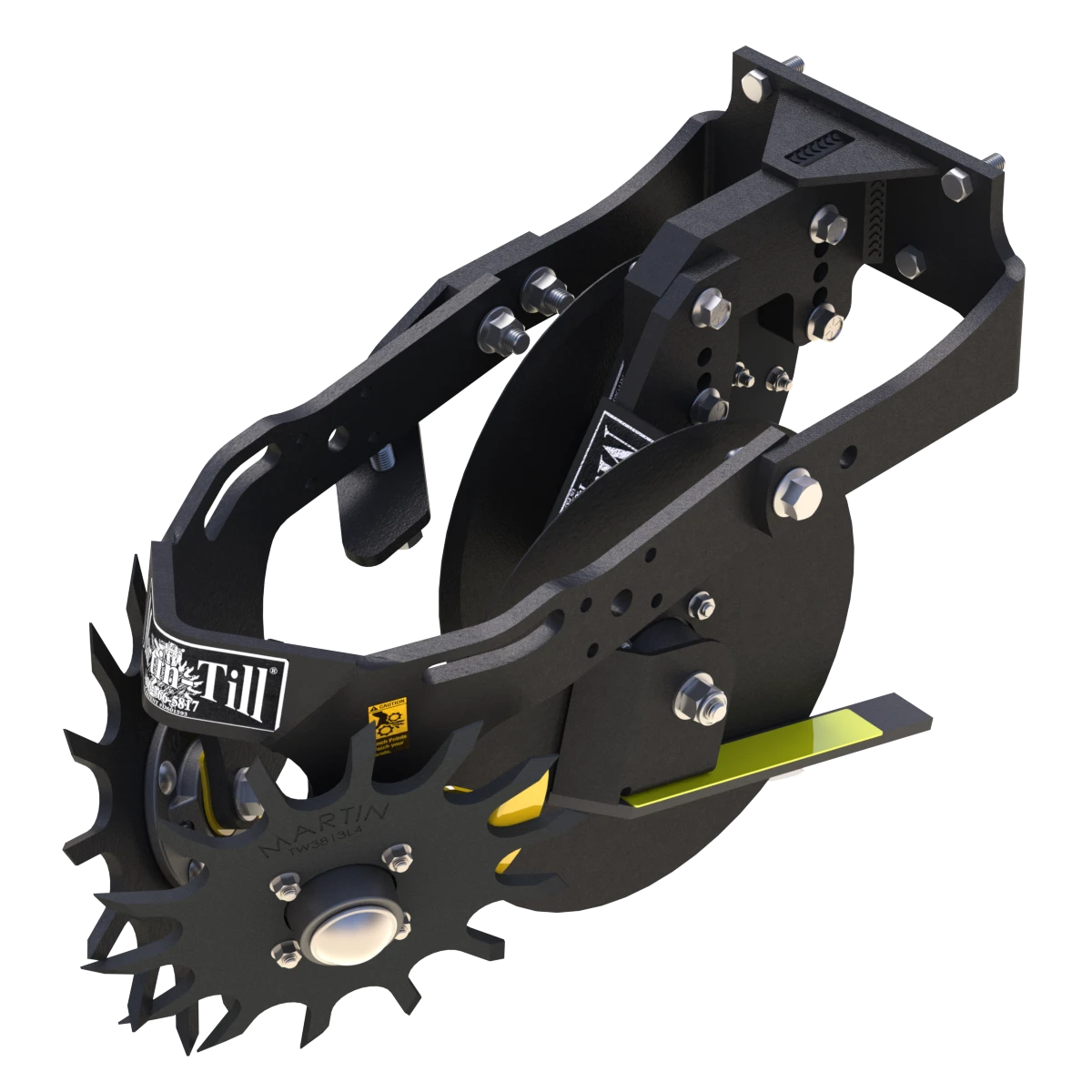 Martin Till Floating Row Cleaner & UMO Combo Package | WA1345 & WA1360 | 45° - 60° Frame | 40 to 120 HP | For John Deere, Kinze & White