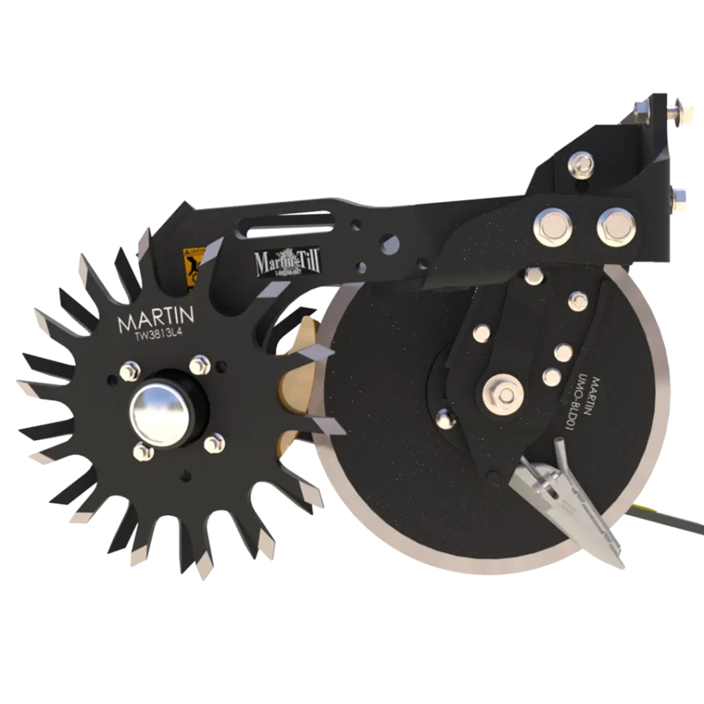 Martin Till Floating Row Cleaner & UMO Combo Package | WA1345 & WA1360 | 45° - 60° Frame | 40 to 120 HP | For John Deere, Kinze & White