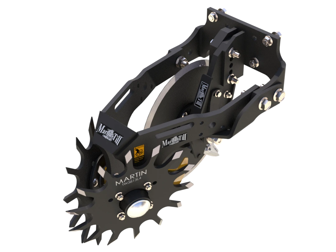 Martin Till Floating Row Cleaner & UMO Combo Package | WA1345 & WA1360 | 45° - 60° Frame | 40 to 120 HP | For John Deere, Kinze & White