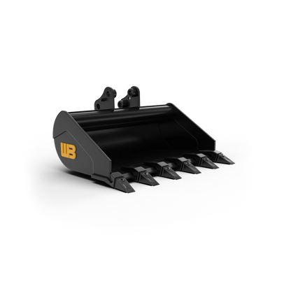 Werk-Brau Cemetery/Bellhole Bucket | Widths 24", 36" & 42" | Precision Vertical Grave Digging | 5–15 Ton | For Excavators