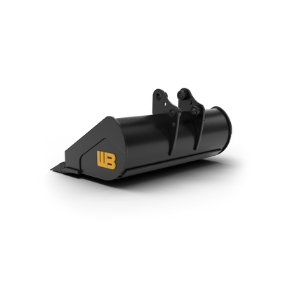 Werk-Brau Cemetery/Bellhole Bucket | Widths 24", 36" & 42" | Precision Vertical Grave Digging | 5–15 Ton | For Excavators