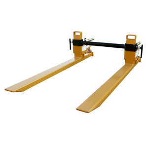 Sundown Clamp-On Bale Spear | Model CBS-3000 & BFS-4000 | Adjustable Width 27" To 45" | 3000 lb Capacity | 30 To 75 HP | For Tractor