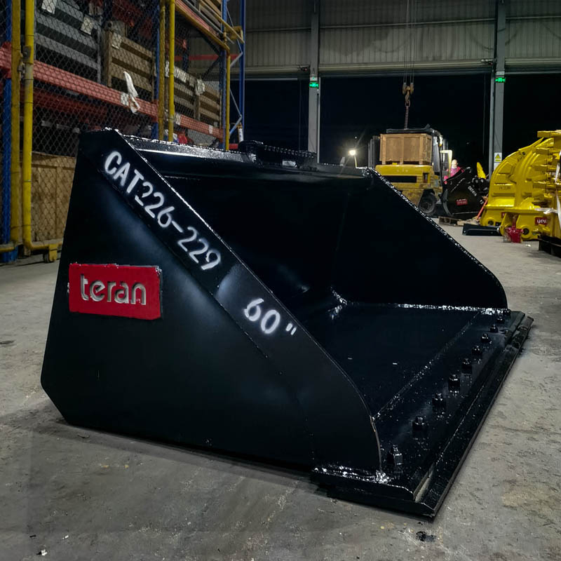 Teran Skid Steer Bucket | Model BKT- 262 BOCE | Bucket Width 60" 72" & 78" inches | For Skid Steer Loaders