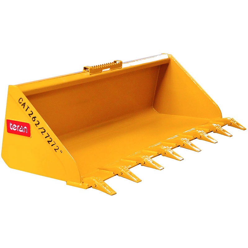 Teran Skid Steer Bucket | Model BKT- 262 | Bucket Width 60" 72" & 78" inches | For Skid Steer Loaders