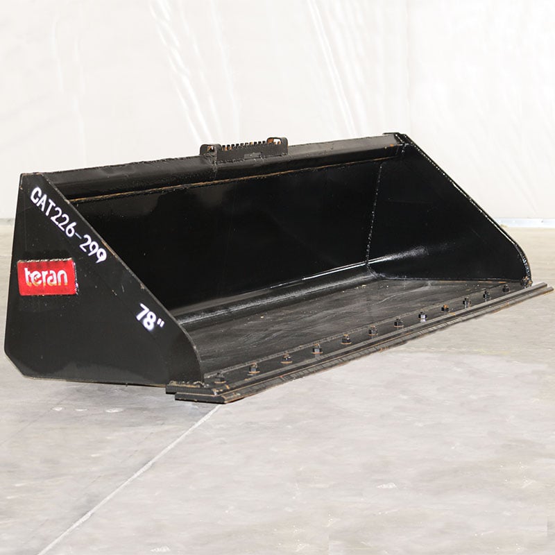 Teran Skid Steer Bucket | Model BKT- 262 BOCE | Bucket Width 60" 72" & 78" inches | For Skid Steer Loaders