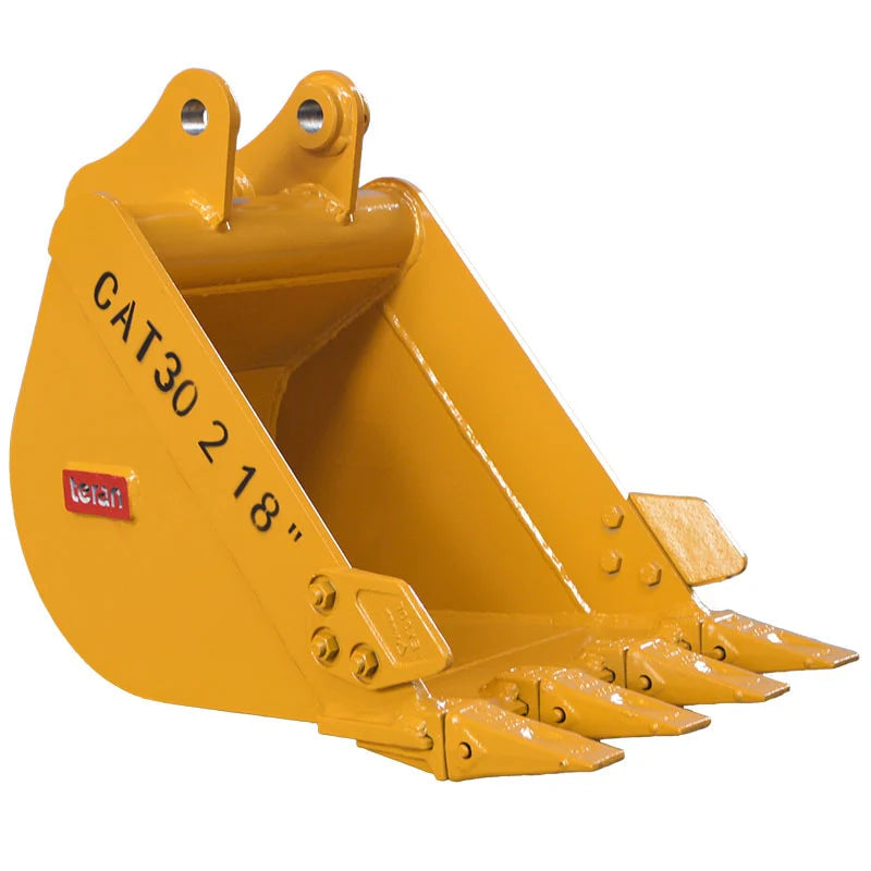 Teran Heavy-Duty Excavator Bucket | Model BKT-302 | Digging Width 12", To 24" Inch | Capacity 0.04 To 0.11 Cubic Meters | For Excavators