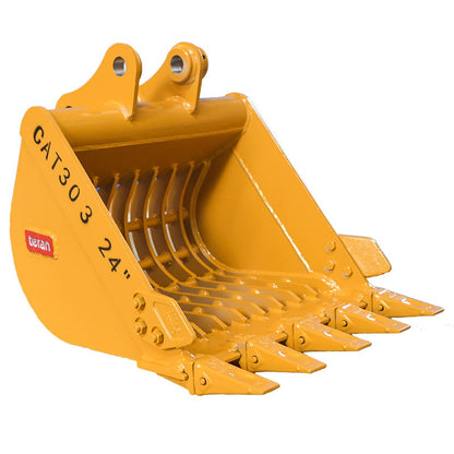 Teran Skeleton Buckets CAT Excavator | Model BKT-301SKEL To BKT-374SKEL | Bucket Width Range 24" To 84" inches | High-Strength Steel | For Excavators