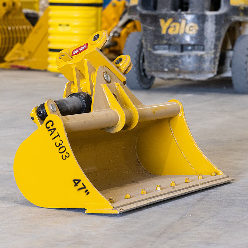 Teran Caterpillar Tilt Bucket | Model BKT-303 To BKT-320 | Bucket Width 47", 48" 59" 60" & 70" inches | Capacity 0.26 To 1.17 Cubic Meters | For Excavators