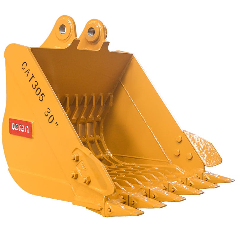 Teran Skeleton Buckets CAT Excavator | Model BKT-301SKEL To BKT-374SKEL | Bucket Width Range 24" To 84" inches | High-Strength Steel | For Excavators