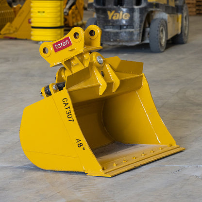 Teran Caterpillar Tilt Bucket | Model BKT-303 To BKT-320 | Bucket Width 47", 48" 59" 60" & 70" inches | Capacity 0.26 To 1.17 Cubic Meters | For Excavators