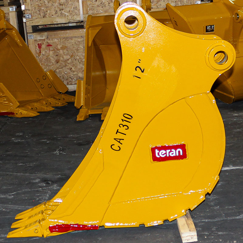 Teran Heavy Duty Rock Bucket | Model BKT-310 | Digging Width 12" to 48" Inch | Capacity 0.10 to 0.67 Cubic Meter | For Excavators