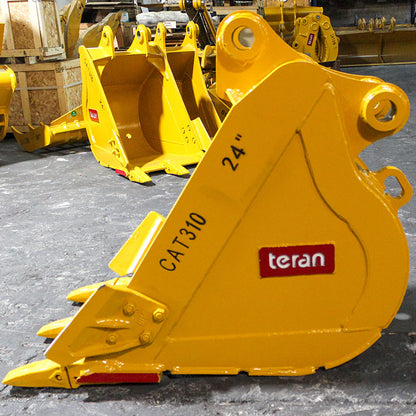Teran Heavy Duty Rock Bucket | Model BKT-310 | Digging Width 12" to 48" Inch | Capacity 0.10 to 0.67 Cubic Meter | For Excavators