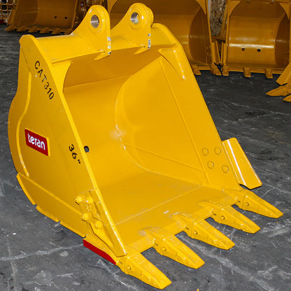 Teran Heavy Duty Rock Bucket | Model BKT-310 | Digging Width 12" to 48" Inch | Capacity 0.10 to 0.67 Cubic Meter | For Excavators