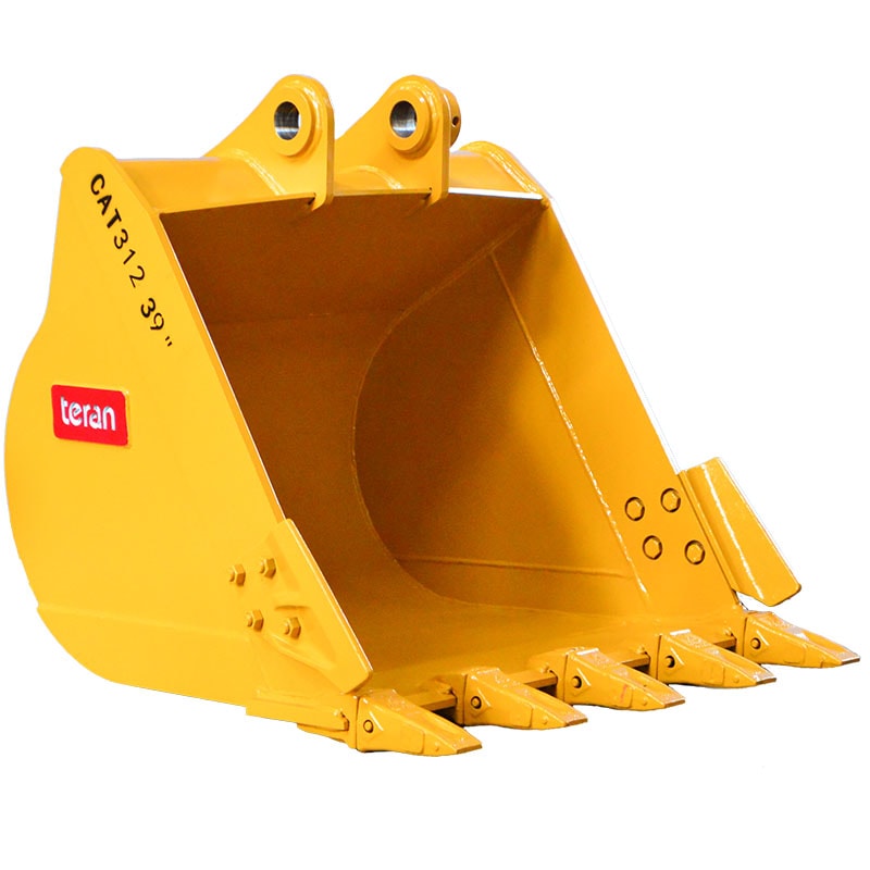 Teran Heavy-Duty Excavator Bucket | Model BKT-312 | 12" to 48" Inch Digging | Capacity 0.10 to 0.67  Cubic Meters | For Excavators