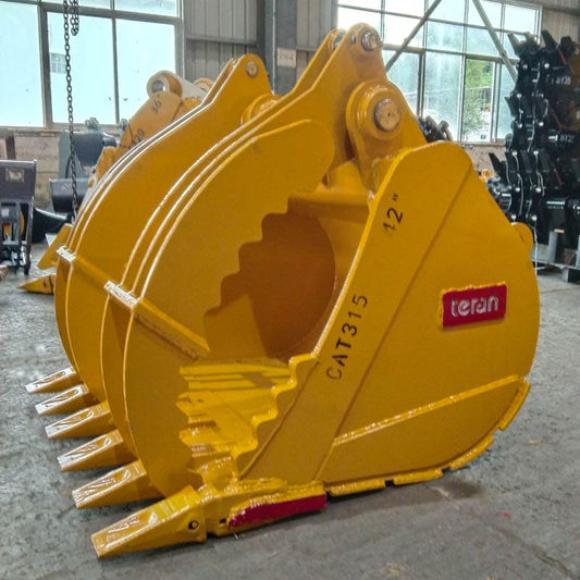 Teran Double Thumb Hydraulic Excavator Bucket | Model BKT-315 | Bucket Width 42" inches | For Excavators