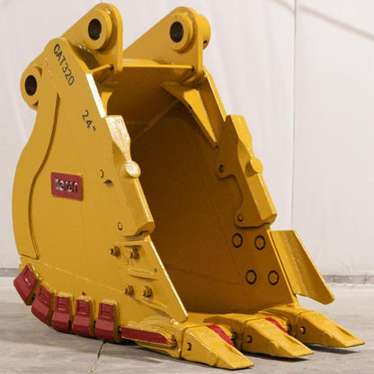 Teran Compact Excavator Bucket | Model BKT-320 HD | Digging Width 12" To  60" Inch | Capacity 0.15 to 1.20 Cubic Meters | For Excavators