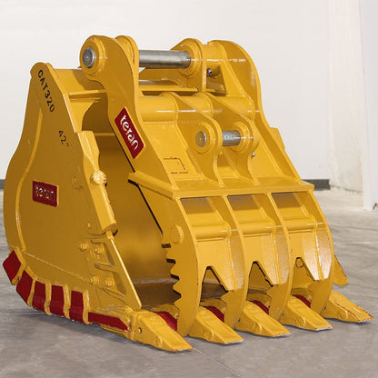 Teran Caterpillar Excavator Thumb Bucket | Model BKT-312, BKT-315 & BKT-320 | Bucket Width 36", 39" & 42" inches | For Excavators