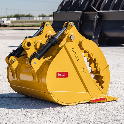 Teran Double Thumb Hydraulic Excavator Bucket | Model BKT-320 | Bucket Width 54" inches | For Excavators