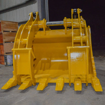 Teran Double Thumb Hydraulic Excavator Bucket | Model BKT-325D | Bucket Width 54" inches | For Excavators