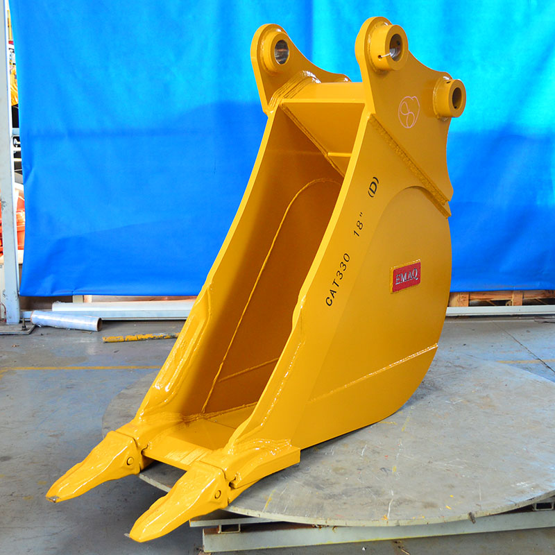 Teran Compact Excavator Bucket | Model BKT-330 HD | Digging Width 18" to 72" Inch | Capacity 0.41 to 2.05 Cubic Meters | For Excavators