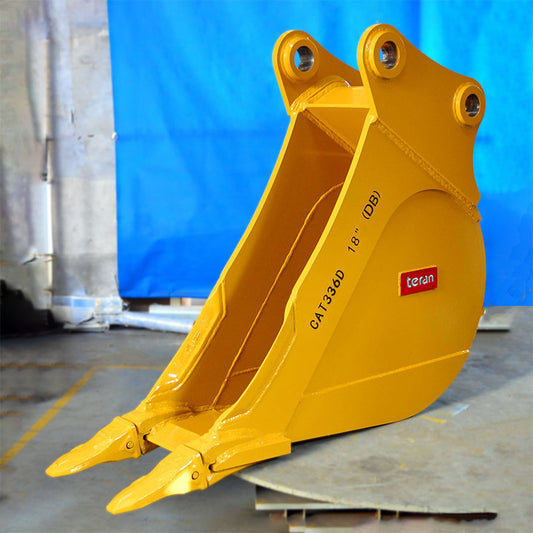 Teran Heavy-Duty Excavator Bucket | Model BKT-336D HD | 18" to 72" Inch Digging | Capacity 0.41 to 2.0 Cubic Meters | For Excavators