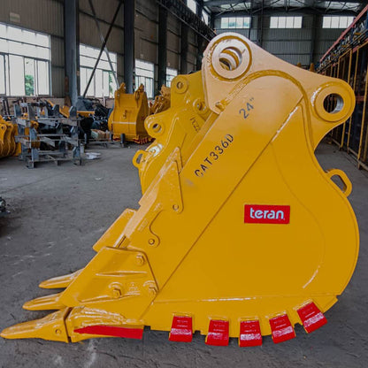 Teran Heavy-Duty Excavator Bucket | Model BKT-336D HD | 18" to 72" Inch Digging | Capacity 0.41 to 2.0 Cubic Meters | For Excavators