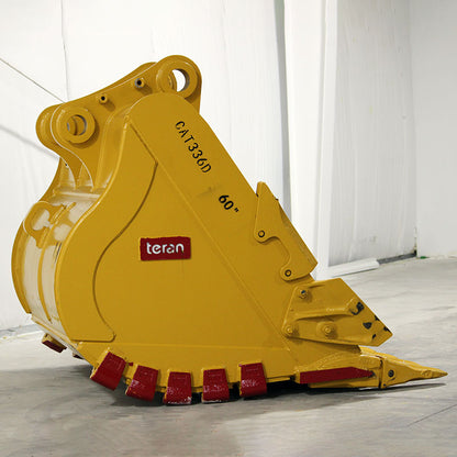 Teran Heavy-Duty Excavator Bucket | Model BKT-336D HD | 18" to 72" Inch Digging | Capacity 0.41 to 2.0 Cubic Meters | For Excavators