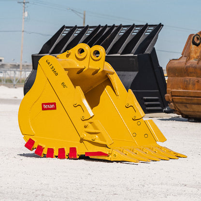 Teran Heavy-Duty Excavator Bucket | Model BKT-336D HD | 18" to 72" Inch Digging | Capacity 0.41 to 2.0 Cubic Meters | For Excavators