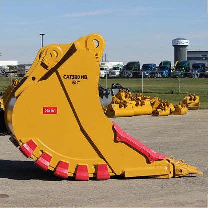 Teran Versatile Excavator Bucket | Model BKT-390 HDXV |50" to 91" Inch Digging | Capacity 3.04 to 6.4 Cubic Meters | For Excavators