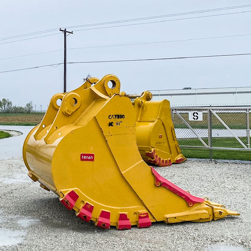 Teran Versatile Excavator Bucket | Model BKT-390 HDXV |50" to 91" Inch Digging | Capacity 3.04 to 6.4 Cubic Meters | For Excavators