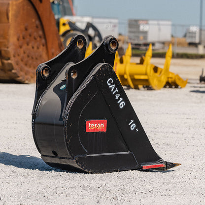 Teran Compact Excavator Bucket | Model BKT-416 | 12" to 36" Inch Digging | Capacity 0.09 to 0.32 Cubic Meters | For Excavators
