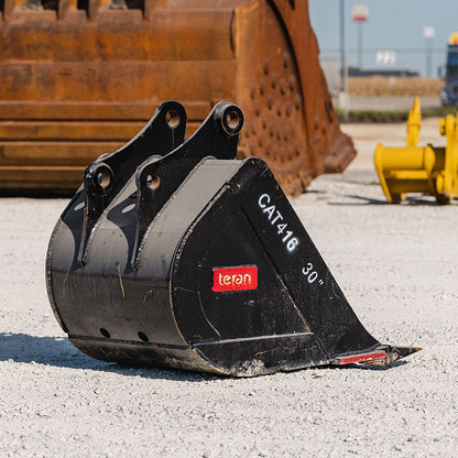 Teran Compact Excavator Bucket | Model BKT-416 | 12" to 36" Inch Digging | Capacity 0.09 to 0.32 Cubic Meters | For Excavators
