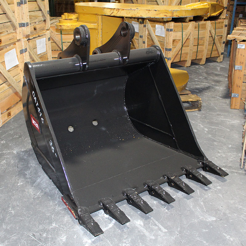 Teran Compact Excavator Bucket | Model BKT-416 | 12" to 36" Inch Digging | Capacity 0.09 to 0.32 Cubic Meters | For Excavators
