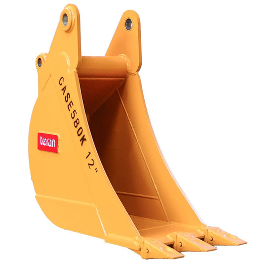 Teran Heavy-Duty Excavator Bucket | Model BKT-580K | 12", to 30" Inch Digging | Capacity 0.09 to 0.27 Cubic Meters | For Excavators