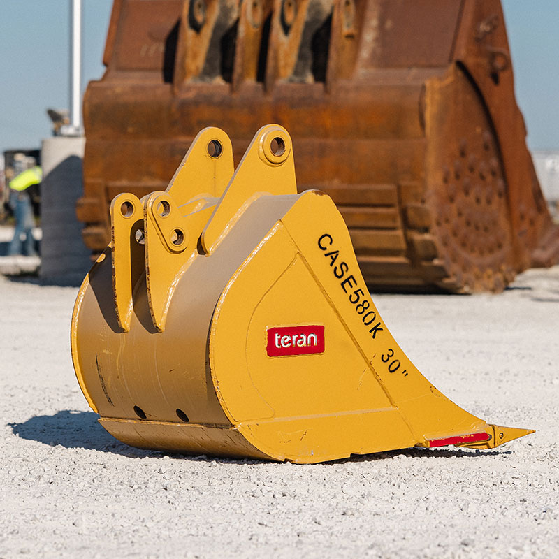 Teran Heavy-Duty Excavator Bucket | Model BKT-580K | 12", to 30" Inch Digging | Capacity 0.09 to 0.27 Cubic Meters | For Excavators