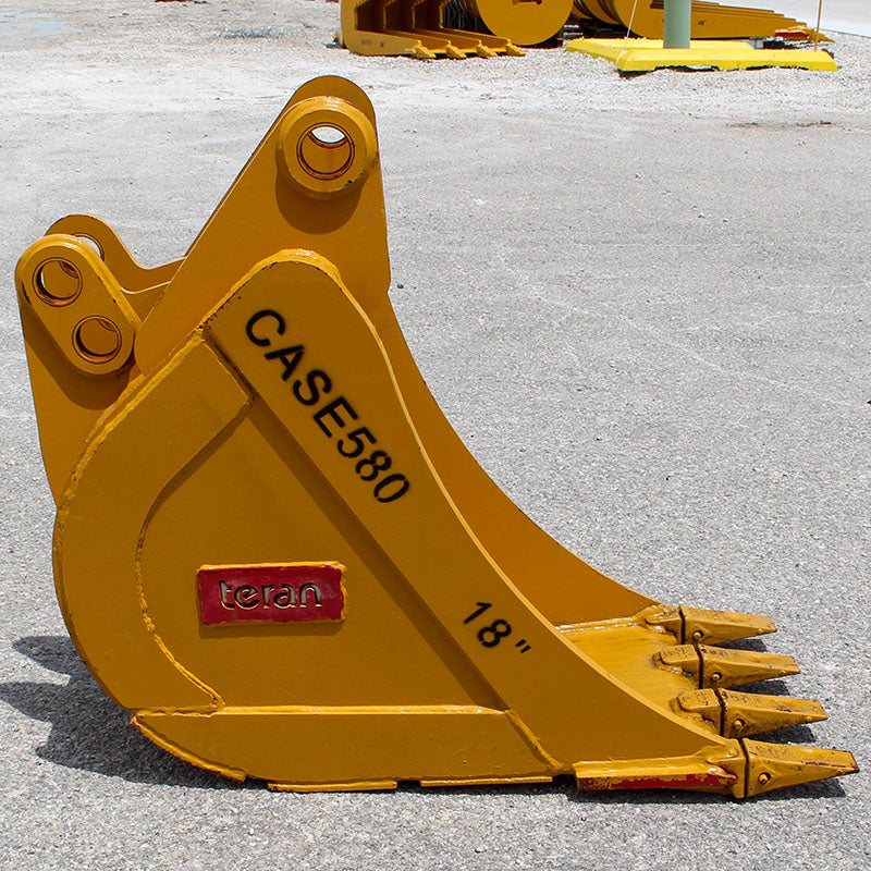 Teran Heavy-Duty Excavator Bucket | Model BKT-580N | Digging Widths 12", to 30" Inch | Capacity 0.09 to 0.27 Cubic Meters | For Excavators