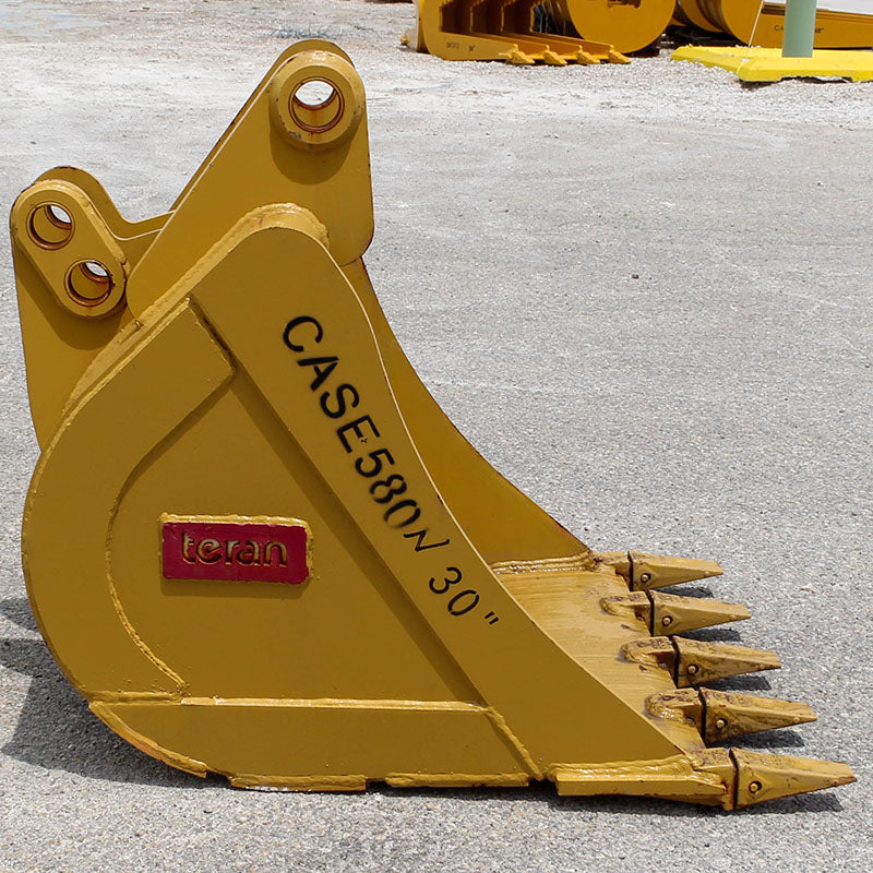 Teran Heavy-Duty Excavator Bucket | Model BKT-580N | Digging Widths 12", to 30" Inch | Capacity 0.09 to 0.27 Cubic Meters | For Excavators