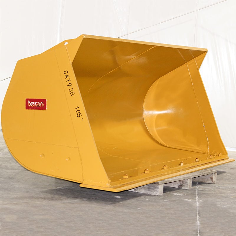 Teran Loader Buckets | Models BKT-G/H | Bucket Widths 99.6" to 141" Inches | Capacity 1.3 to 7.60 Cubic Meters | For Excavators