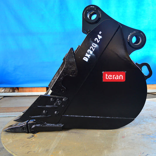 Teran Robust Excavator Bucket | Model BKTDX22524 | 24" Inch Digging | Capacity 0.33 Cubic Meters | For Excavators