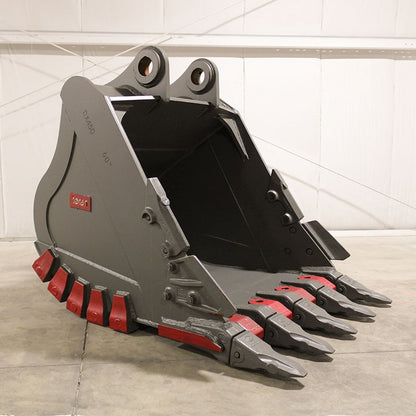 Teran Versatile Excavator Bucket | Model BKT-DX450 HD | 36" to 72" Inch Digging | Capacity 1.2 to 2.7 Cubic Meters | For Excavators