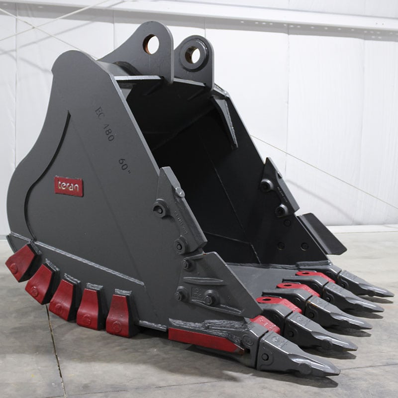 Teran Versatile Excavator Bucket | Model BKT-EC480 HD | 36" to 72" Inch Digging | Capacity 1.2 to 2.7 Cubic Meters | For Excavators