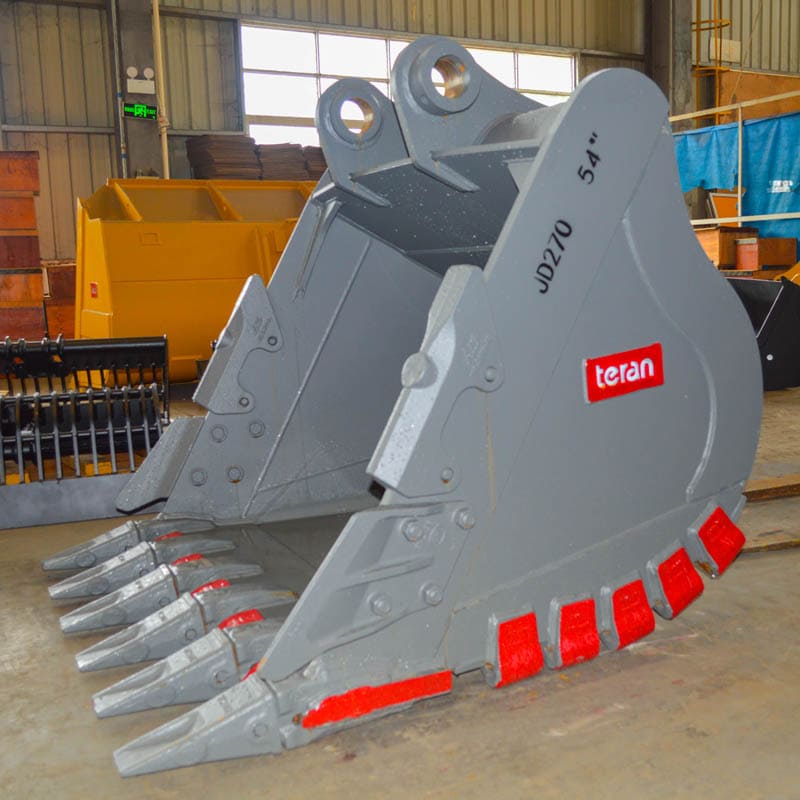 Teran Heavy-Duty Excavator Bucket | Model BKT-JD270 | 18" to 66" Inch Digging | Capacity 0.30 to 1.65 Cubic Meters | For Excavators