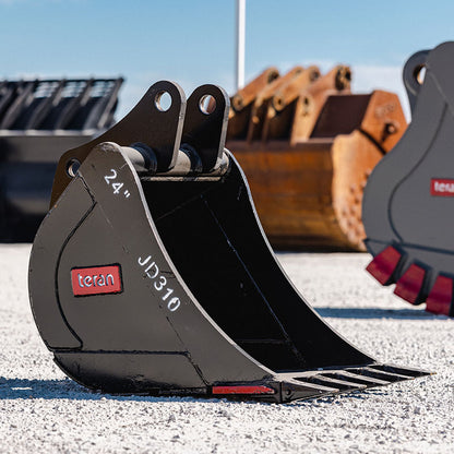 Teran Heavy-Duty Excavator Bucket | Model BKT-JD310G | 12" to 36" Inch Digging | Capacity 0.09 to 0.32 Cubic Meters | For Excavators