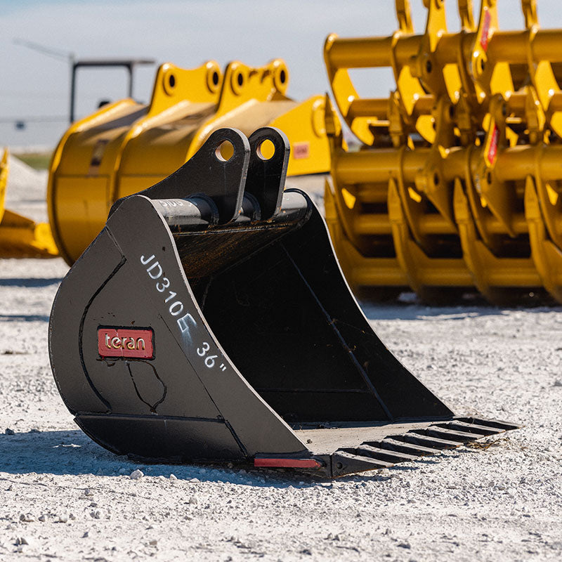 Teran Heavy-Duty Excavator Bucket | Model BKT-JD310G | 12" to 36" Inch Digging | Capacity 0.09 to 0.32 Cubic Meters | For Excavators