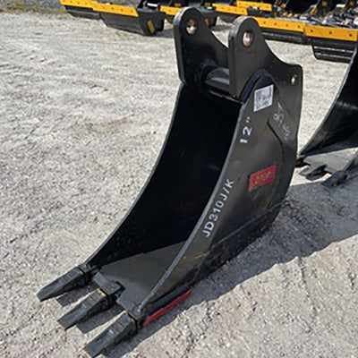 Teran Heavy-Duty Excavator Bucket | Model BKT-JD310J/K | Digging Widths 12