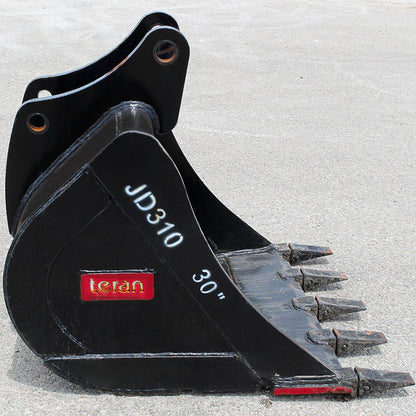 Teran Heavy-Duty Excavator Bucket | Model BKT-JD310J/K | Digging Widths 12" to 30" Inch | Capacity 0.09 to 0.27 Cubic Meters | For Excavators