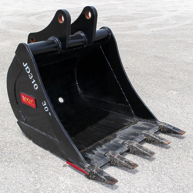 Teran Heavy-Duty Excavator Bucket | Model BKT-JD310J/K | Digging Widths 12" to 30" Inch | Capacity 0.09 to 0.27 Cubic Meters | For Excavators