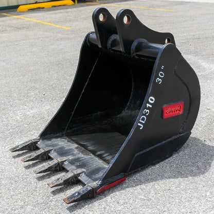 Teran Heavy-Duty Excavator Bucket | Model BKT-JD310J/K | Digging Widths 12" to 30" Inch | Capacity 0.09 to 0.27 Cubic Meters | For Excavators