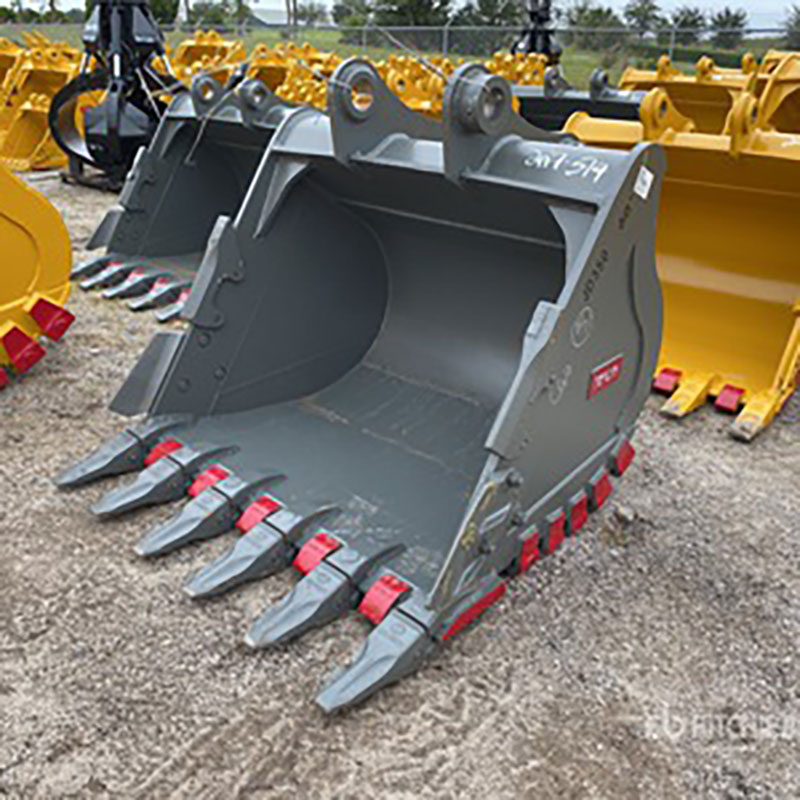 Teran Heavy-Duty Excavator Bucket | Model BKT-JD350 HD | 24" to 66" Inch Digging | Capacity 0.54 to 1.80 Cubic Meters | For Excavators