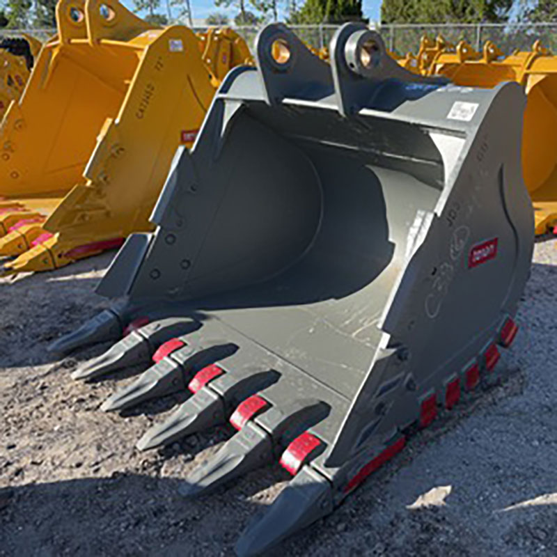 Teran Heavy-Duty Excavator Bucket | Model BKT-JD350 HD | 24" to 66" Inch Digging | Capacity 0.54 to 1.80 Cubic Meters | For Excavators